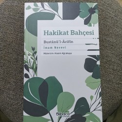 Hakikat Bahçesi Bustanü’l-Ârifîn Hakikat Bahçesi Bustanü’l-Ârifîn
