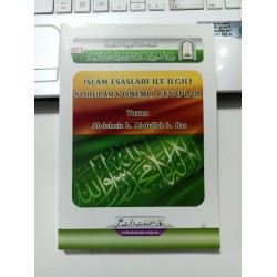 İSLAM ESASLARI İLE İLGİLİ SORULARA ÖNEMLİ CEVAPLAR