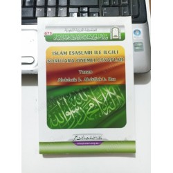 İSLAM ESASLARI İLE İLGİLİ SORULARA ÖNEMLİ CEVAPLAR