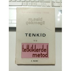 Tenkid Ve Tetkiklerde Metod (2.El)