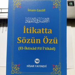 İtikatta Sözün Özü 