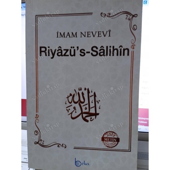 Riyazü’s-Salihin (Tam Metin) (Orta Boy) (2.El)