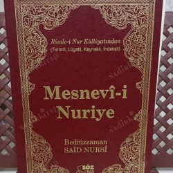MESNEVİ-İ NURİYE--terimli,lugatli,kaynaklı,indeksli